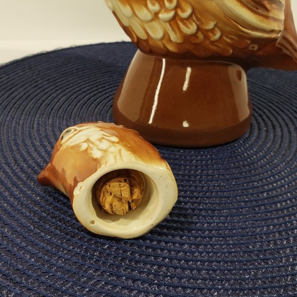 Vintage Empty 1968 Old Mr. Boston Bob White Quail Decanter Liquor Bottle 10” H - Picture 8 of 9